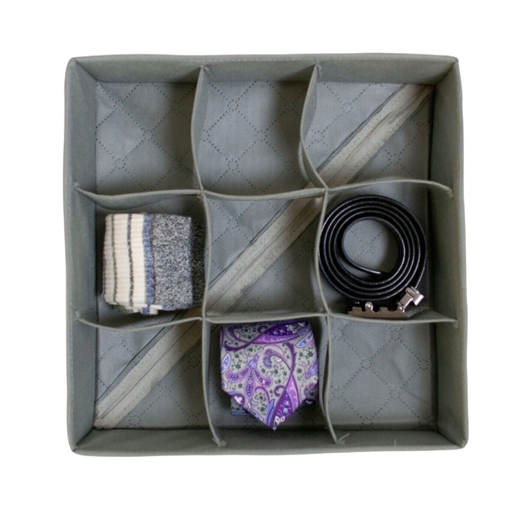 Gray Accessory Organizer Set Of 3